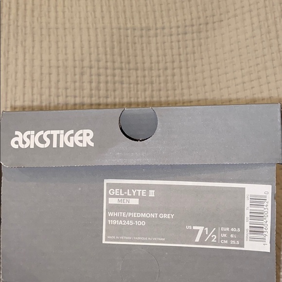 ASICS Gel-lyte III WHITE/PIEDMONT GREY - Picture 5 of 7